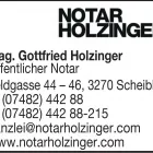Unternehmen 1 Bild HOLZINGER GOTTFRIED MAG. ÖFFENTLICHER NOTAR Notare am Scheibbs 3