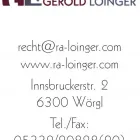 Unternehmen 1 Bild RECHTSANWALT MAG. IUR. GEROLD LOINGER Wirtschaftsberater am Wörgl 7
