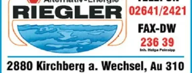 Unternehmen 4 Bild RIEGLER - BÄDER & HEIZUNG Kundendienste für Heizungs- und Sanitärtechnik am Kirchberg Am Wechsel-Außen 3