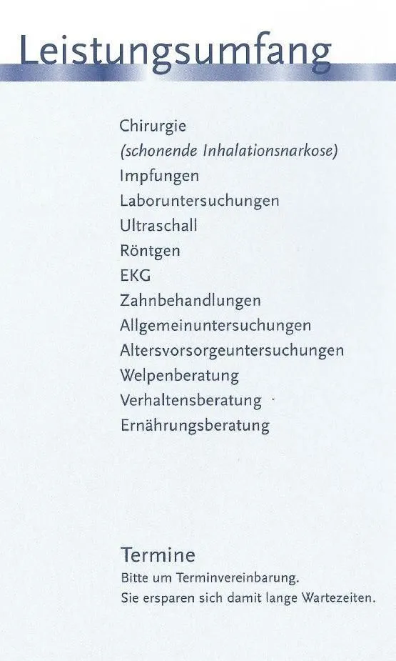 Unternehmen 1 Bild DR. MED. VET. CHRISTA REINTHALER